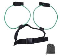 Baoblaze Ceinture d'Entraînement Ceinture de Résistance Bande Élastique Harnais de Taille Système Chevilles TPE pour Développement du Bas du Corps et Adaptée à, Vert