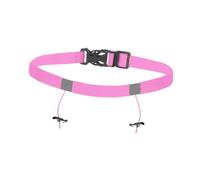 Baoblaze Ceinture Dossard Triathlon Ceinture Running Ceinture Élastique Réglable Porte-numéro Système Simple sans Épingle Polyvalente Adaptée Aux Compétitions, Rose