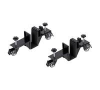 Baoblaze Chariot de porte pour dalles pré-montées et portes d'entrée, usage commercial et résidentiel, réglable pour le levage, le déplacement, 2 Pièces