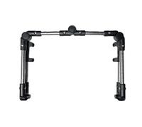 Baoblaze Chariot Pliable avec Poignée de Poussée et Barre de Traction Portable pour La Pêche, La Pelouse et La Cour