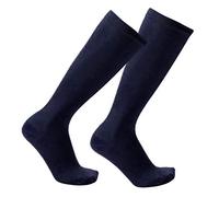 Baoblaze Chaussette Decontention Chaussettes de Compression Contention pour Hommes et Femmes, pour Running, Sport, Cyclisme, Bleu foncé, L-XL
