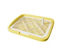 Baoblaze Chiens de Pot de Pot de Chien Potty Pet Pet Dog Toilet Puppy Peed Pavater pour Les Petits et Moyens Chiens, Jaune