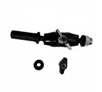Baoblaze Clamp Stand Support Pince Micro Orientable à Rotule Bras de Serrage Métal Poignée Cylindrique Embout Fileté pour Montage Matériaux Métal et