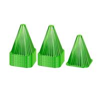 Baoblaze Cloches de Protection pour Plantes, Mini-Cloches réutilisables pour et pépinières, 20 Morceaux