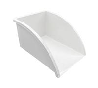 Baoblaze Collecteur d'eau de Pluie Capteur pour Gouttière Extension de Drainage Connecteur de Récupération Pratique Adapté pour Le Lavage et Le Nettoyage, Blanc