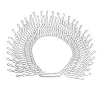Baoblaze Collier Épaule Chaîne Perle Cristal Fait Main Imitation Diamant Bijou Bride Convient à Mariage Fête Club Plage Cadeau Tenue Décontractée Piscin,