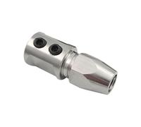 Baoblaze Connecteur de joint d'accouplement de moteur, remplacement de mandrin d'arbre de moteur, coupleur d'arbre Flexible portatif de bricolage pour bateau, 5mmx4mm inversé