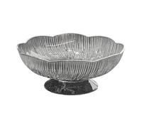 Baoblaze Corbeille à Fruits Bol Décoratif Léger Panier et Porte-fruits Présentoir sur Pied Luxueux Approprié pour La Table de La Salle à Manger et La, Noir