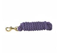 Baoblaze Corde d'Équitation Corde d'Entraînement Longe Laisse Corde de Guidage en Coton Tressé avec Mousqueton pour Manipulation Régulière et Prise, Violet