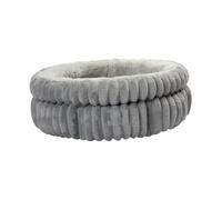 Baoblaze Couchage Rond pour Animaux, Fonction de Chaleur Intégrée, Base Antidérapante pour Chien et Chat, Gris 60cmx60cmx20cm