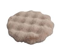 Baoblaze Coussin de Chaise Coussin D'Assise de Chaise Rembourré Tapis de Chaise Rond Tapis de Siège Doux en Peluche Lavable Confortable Épais Adapté Au Salon B, CafÉ