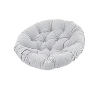 Baoblaze Coussin de Chaise Suspendu Rond de 40,6 cm pour balancelle, Gris Clair