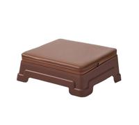 Baoblaze Coussin de Genoux Tabouret à Genoux Banc de Prière Siège Méditation avec Assise Lisse Rembourrée Matériaux PP et Éponge Base Large Antidérapante, Couleur Unie Améliorée