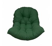 Baoblaze Coussin de Siège de Balançoire Imperméable Coussin Chaise Balançoire Ronde Coussin Panier Suspendu Coussin Fauteuil Rotin Rembourrage Moelleux en, Vert Foncé, Modèle Ordinaire 1,5 Kg