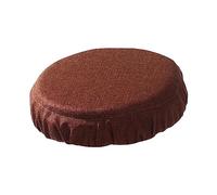 Baoblaze Coussin de Tabouret Pliable, Coussin de Tabouret Pliant, Couvre-Tabouret D'activités de Plein Air de Pêche Rond, Coussin de Siège pour Chaise, Randonn, Café Imitation Lin
