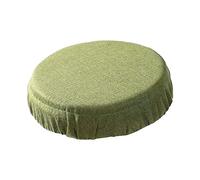 Baoblaze Coussin de Tabouret Pliable, Coussin de Tabouret Pliant, Couvre-Tabouret D'activités de Plein Air de Pêche Rond, Coussin de Siège pour Chaise, Randonn, Imitation Lin Vert