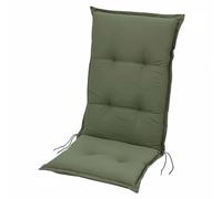 Baoblaze Coussin d'Extérieur avec Dossier Coussin de Chaise Tapis de Siège Coussin d'Assise Coussin de Jardin en Mousse Mémoire Étanche avec Liens, Vert Armée