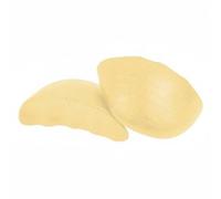 Baoblaze Coussin d'Orteils Antidérapant Loafer Toe Pad Remplisseur Pointe Chaussure Insert Amorti Ajustable Découpable Prévient Glisse Soulage Pression Adapté, M, Bout Rond Jaune