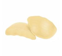 Baoblaze Coussin d'Orteils Antidérapant Loafer Toe Pad Remplisseur Pointe Chaussure Insert Amorti Ajustable Découpable Prévient Glisse Soulage Pression Adapté, S, Bout Rond Jaune