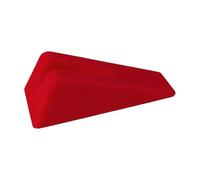 Baoblaze Coussin Dossier Support Incliné Triangle Coussin Lit Silicone Ergonomique Antidérapant pour Lecture Télévision Relaxation Repos Chambre, Rouge