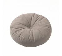 Baoblaze Coussin Rond Coussin de Sol Coussin de Méditation Coussin de Tatami Housse Chenille Douce Intérieur Pp Centre Matelassé, Gris Émail, Diamètre 50 50cm Non Amovible