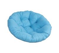 Baoblaze Coussin Rond Siège Oreiller Épais Accessoire Fauteuil Suspension Tissu Doux Respirant Imperméable Adapté pour Chambre Salon Extérieur Diamètre, Bleu ciel