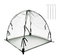 Baoblaze Couverture de pour Plantes Filet de Protection Jardin Cloche de Protection Dôme Anti-Oiseau Fileté Armature Fibre Polyester Résistante P, 91 X 91 X 95 Cm