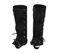 Baoblaze Couvre-bottes et guêtres de soldat pour soirée à thème de représentation théâtrale, Noir