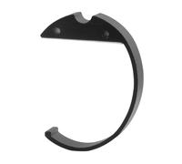 Baoblaze Crochet de Bourse de Bureau en Forme de C sous Hook de Sac à Dos de Bureau Facilement Accessoire pour Les Restaurants en Aluminium, Noir