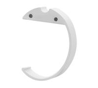 Baoblaze Crochet de Bourse de Bureau en Forme de C sous Hook de Sac à Dos de Bureau Facilement Accessoire pour Les Restaurants en Aluminium, Blanc