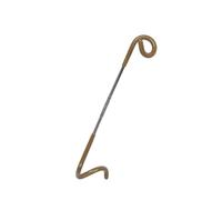 Baoblaze Crochet de Camping Extérieur Crochet Support Double Bout Acier Inoxydable avec Antidérapant Caoutchouc Pliable et Facile à Emporter Adapté aux Camps Familiaux Festivals Balades, 沙色