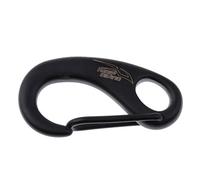 Baoblaze Crochet Mousqueton Snap Clip à Attache Rapide en Acier INOX 316 pour Plongée sous-Marine - Noir, 50mm