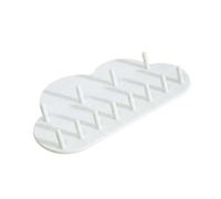 Baoblaze Crochet Mural en Plastique Discret Accroche Murale Pratique Support Mural Simple Accessoire Mural Léger Matière PP Adapté à la Salle de Bain Espace de Travail, box
