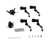 Baoblaze Croisillon pour Avion RC Accessoires de Réparation Tête de Rotor Pales Clips Roulements Résistants En Aluminium Léger Adapté Aux Modélistes Débutants, Noir