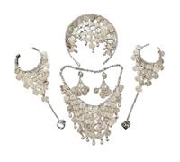 Baoblaze de 4 Bijoux de mariée, Cadeau pour la mariée et d'honneur, pour Une fête ou Un Anniversaire, Boucles d'oreilles à Clip