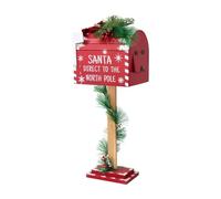 Baoblaze Décoration de Noël Boîte Aux Lettres Du Père Noël 24,4" Boîte Aux Lettres pour Party Cafe