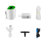 Baoblaze Dispositif d'Arrosage Automatique Kit d'Irrigation Goutte à Goutte Arroseur Intelligent Pompe USB Écran à Cristaux Liquides Montage Latéral Matériaux