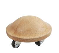 Baoblaze Disque de Fitness Glissant Disque d'Entraînement Plateau de Glisse Rouleau d'Exercice Stabilité Renforcée Socle Bas Roulettes pour Travail d'Équilibre