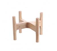 Baoblaze Distributeur de Boissons sur Pied Cadre Bois Léger Support Renforcé Stabilité Organisation Adaptée pour Événement Familial Table Déjeuner, Support En Bois GZ1009D, H200xD240mm, L210xW210mm