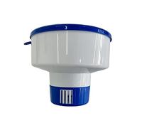 Baoblaze Distributeur de Chlore Flottant pour Spa de Piscine Réglable Automatique, Bleu