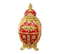 Baoblaze Distributeur de -dents Boîte de Rangement à -dents Organisateur Compact Récipient à -dents Bouton Facile En Pp avec Motif Adapté à Maison, Rouge