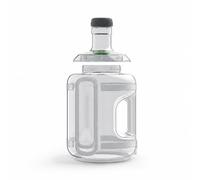 Baoblaze Distributeur d'Eau Portable Bidon Récipient Réservoir avec Robinet Polycarbonate Clair Étanche Poignée de Côté Couvercle à Vis Convient à Maison Cuisine Thé Convives Capacité, 5L