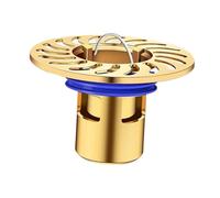 Baoblaze Drain de Sol de Douche, récupérateur de Cheveux, Drainage Rapide, Anti-Odeur, Bouchon de vidange de Sol, Protecteur d'égout pour buanderie, Maison, Or