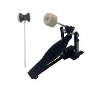 Baoblaze Drum Pedal Alliage Aluminium Ressort Chaîne Batteur Grosse Caisse Installation Simple Polyvalence Percussion Adaptabilité Élevée Adapté à Studio, Noir