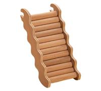 Baoblaze Échelle d'escalade pour Hamster, escalier, Cage décorative, équipement d'exercice, Pont Droit en Bois Massif pour Souris, Cadeaux pour Animaux, 16.5 Cm X 7.5 Cm