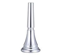 Baoblaze Embouchure Cor D'Harmonie Accessoire Pièce Cuivre Alliage Son Limpide Design Élégant pour Débutant Utilisation Cours Orchestre Pratique, argent
