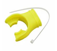 Baoblaze Embout de Plongée Embout Régulateur Tuba Embout Scaphandre Pièce Remplaçable Silicone Souple Collier Inclus Étanchéité Améliorée Mise en Place Rapide , Fluorescent Yellow