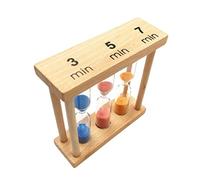 Baoblaze en Verre de Sable Minuterie à Thé 3/5/7 Mins Cuisine Cuisson Yoga Minuterie Sauna