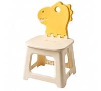 Baoblaze Enfant Pliable Doier en Forme d'animal Enfant Siège Rectangulaire Arrondi Léger pr Sorties Extérieures, Dinosaure Jaune, L