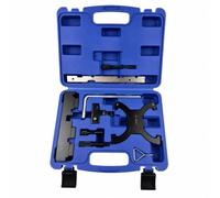 Baoblaze Ensemble 9 Pièces Calage pour Distribution Moteur Outils Serrage d'Alignement Inclus Boîtier Bleu Emplacements Moulés Poids Léger 1480 Grammes